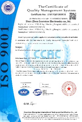 質(zhì)量管理體系認(rèn)證ISO9001英文